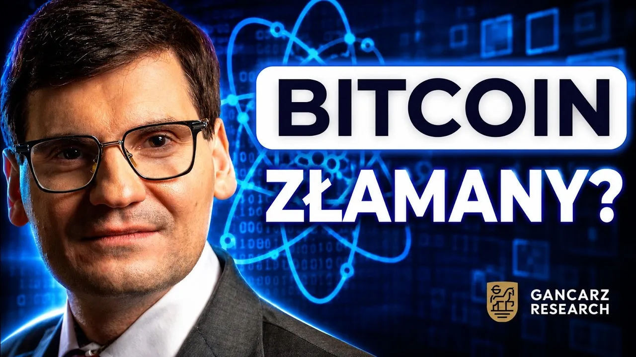 Ilustracja komputerów kwantowych zagrażających bezpieczeństwu Bitcoina